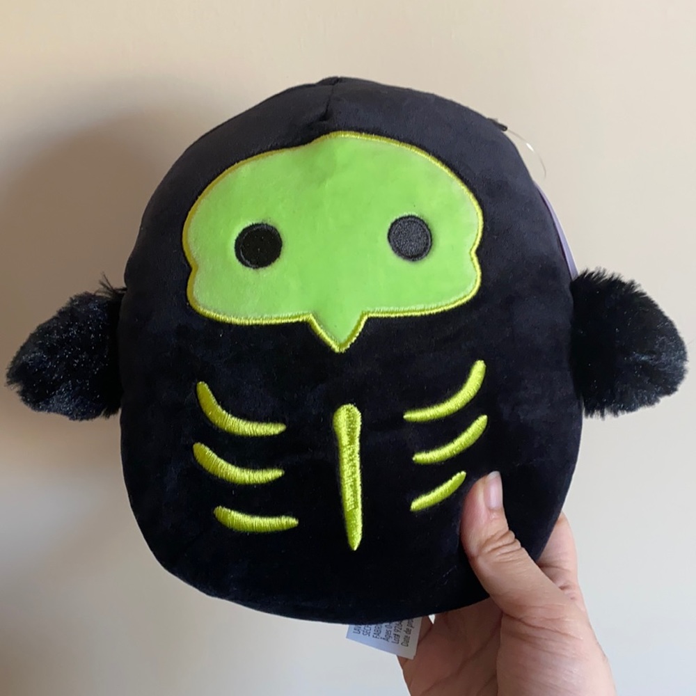SERGE THE SKELETON BIRD SQUISHMALLOW 5INCH